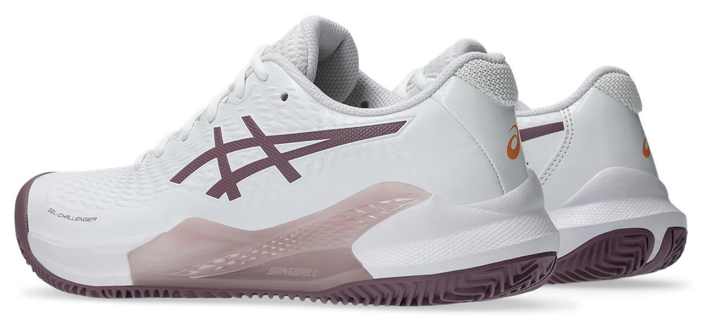Женские Кроссовки теннисные Asics Gel-Challenger 14 Clay - white/dusty mauve