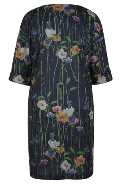 Трикотажное платье 2104АП, Цветы #306Ц052104АП