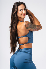 Топ Deni x NEBBIA Sports Crop Tank 309 Голубой