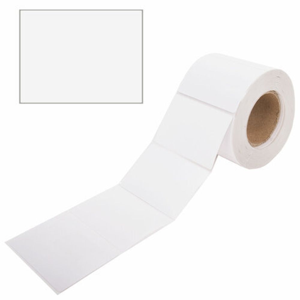 Этикетка термотрансферная ПОЛУГЛЯНЕЦ (58х40 мм), 700 этикеток в ролике, прозрачная подложка, 114514, 54250