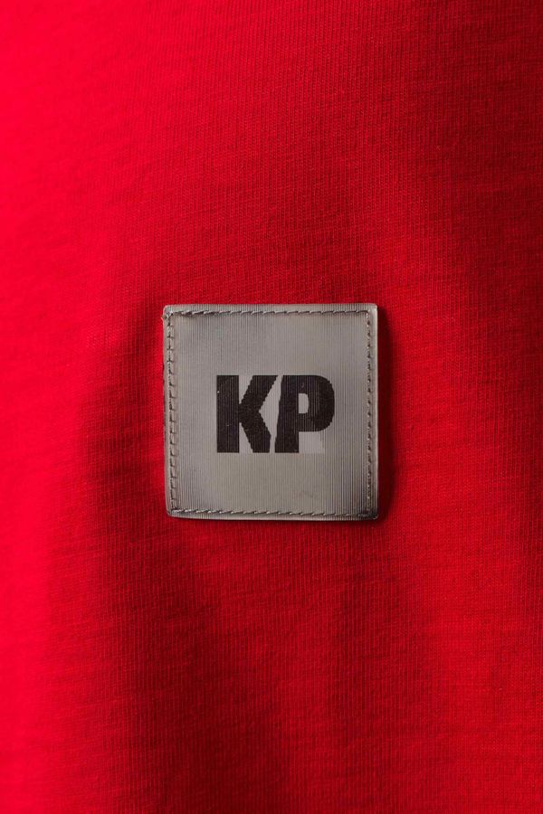 Футболка Wide T Стерео-варио красная - фото 4