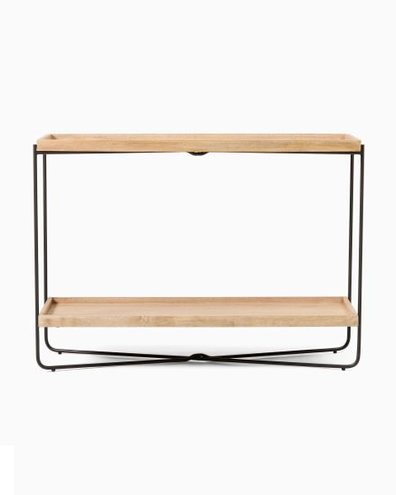Консольный столик “Рентон” цвет натуральный/черный