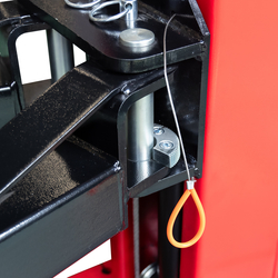 Подъемник электрогидравлический 4т 110-1900мм 2-х стоечный 220В ниж.синхрон. (руч. спуск) GTE