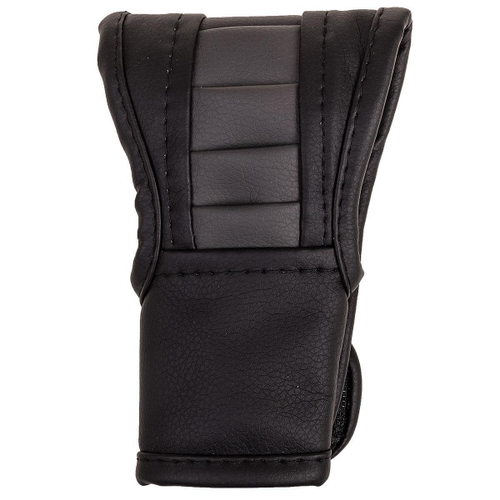 Чехол ручки АКПП кожа черно-серый Skyway