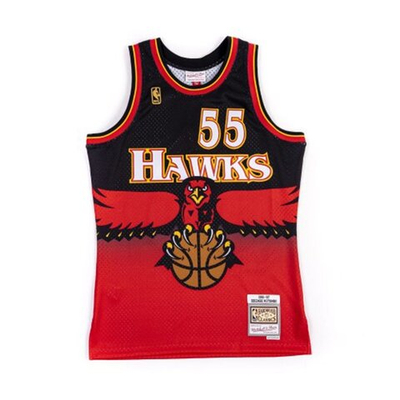Футболка Mitchell&Ness NBA Swingman Road Jersey Atlanta Hawks 1996 Dikembe Mutombo Multicolor
