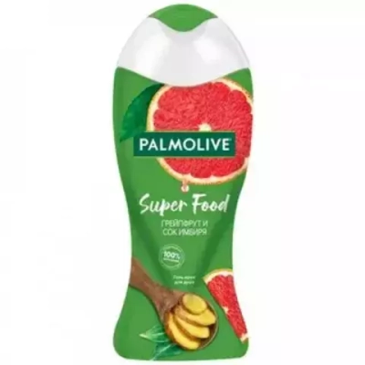 250мл PALMOLIVE Гель-крем д/душа Super Food Грейпфрут и Сок Имбиря*12