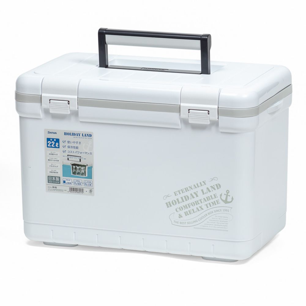 Термобокс SHINWA Holiday Land Cooler 22H белый  /6