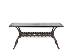 Обеденная группа из литого алюминия стол овальный АДОНИС «ADONIS» 162х102 + 6 кресел ГУЕРЛАЙН «GUERLAIN»