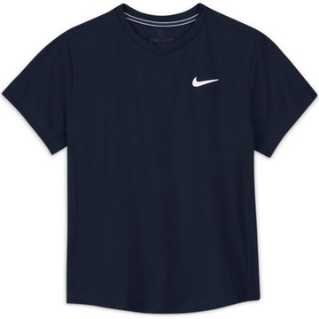 Футболка для мальчика теннисная Nike Court Dri-Fit Victory SS Top B - черный