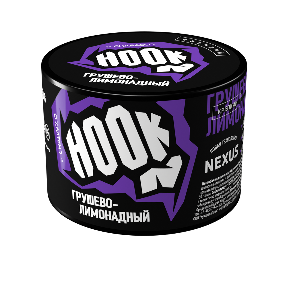 М. Кальянная смесь Hook &quot;Грушево-лимонадный&quot; 50г
