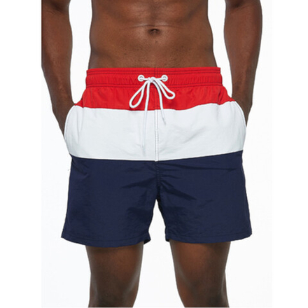 Мужские шорты трехцветные Romeo Rossi RR9506-1