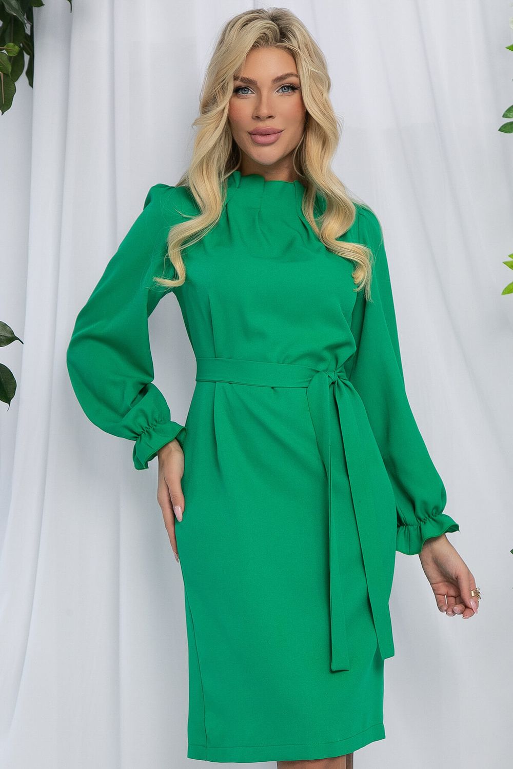 Платье Яркий акцент (зеленое) П12961-36М LT Collection