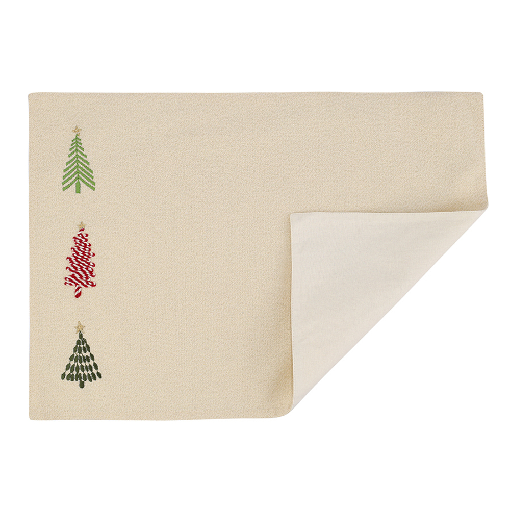 Салфетка под приборы frozen pines из коллекции new year essential, 33х48 см