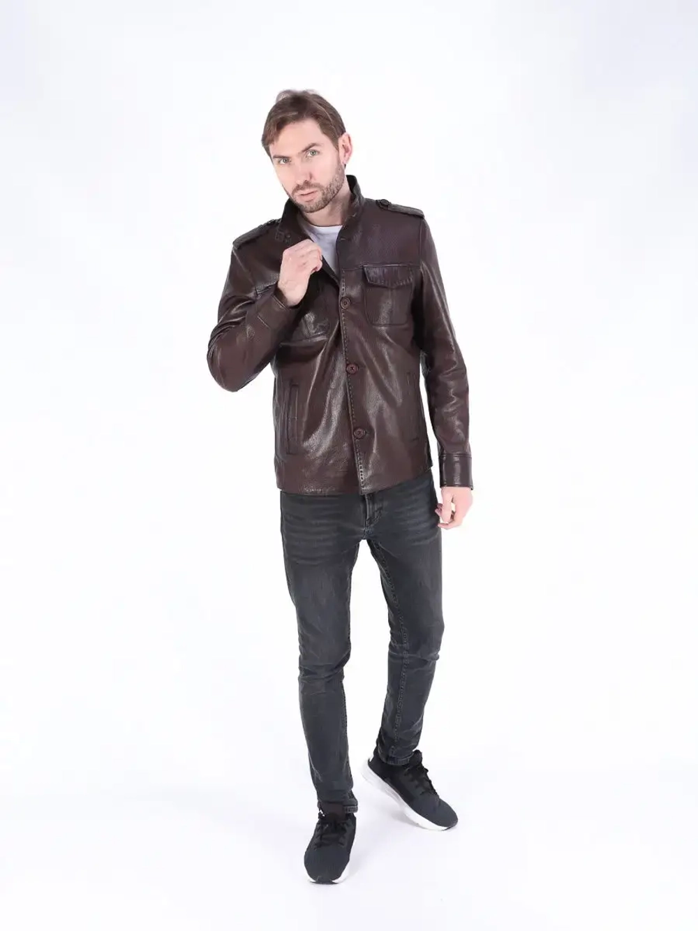 Куртка мужская  из натуральной кожи