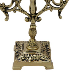 Bello De Bronze Канделябр Лира 3-х рожковый, золото