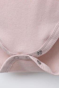 ZARA НАБОР ИЗ ПЯТИ БОДИ С ЦВЕТОЧНЫМ ПРИНТОМ, РОЗОВЫЙ