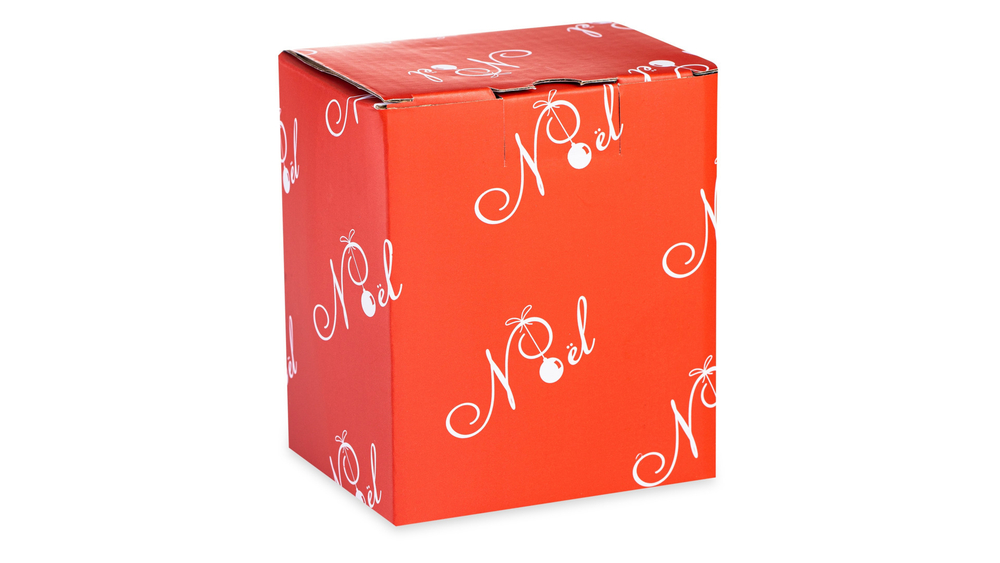 Кружка с ситечком 400мл Lamart Noel Сюрприз Новогодний поезд Санты