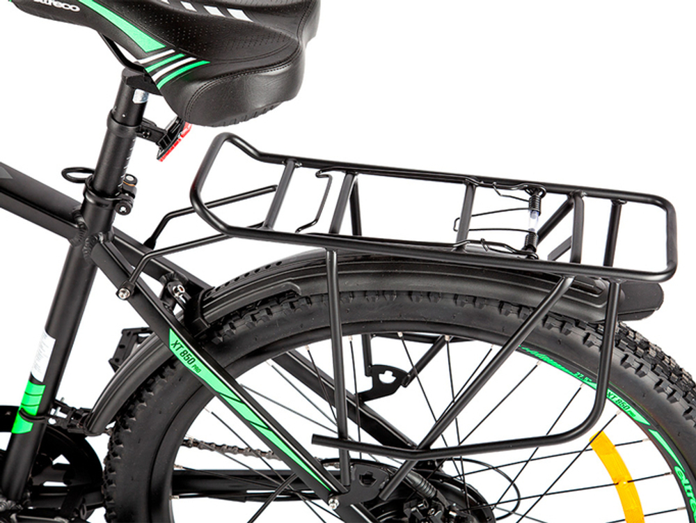 Электровелосипед Eltreco XT 850 Pro (черно-зеленый)
