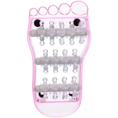 Массажер для ног роликовый «Light Foot» 20*10,5*5 см, розовый