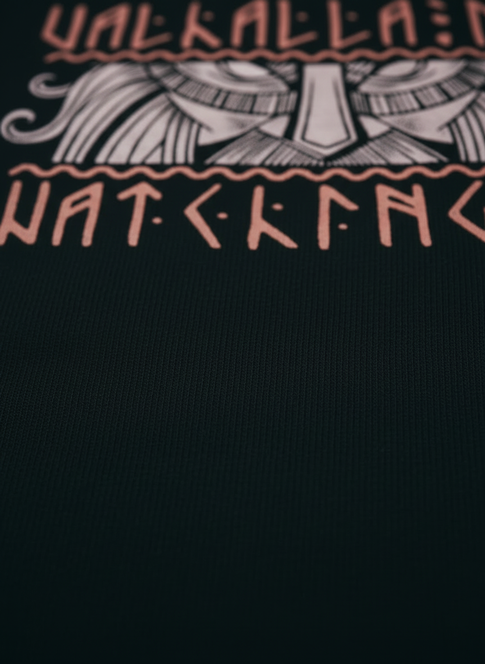 Футболка оверсайз хлопковая мужская LEGENDA Вальхалла черная