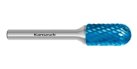 Борфреза твердосплавная Karnasch форма F, 6х18х6х50 мм, насечка HP-6, без покрытия, арт. 11.3054-030