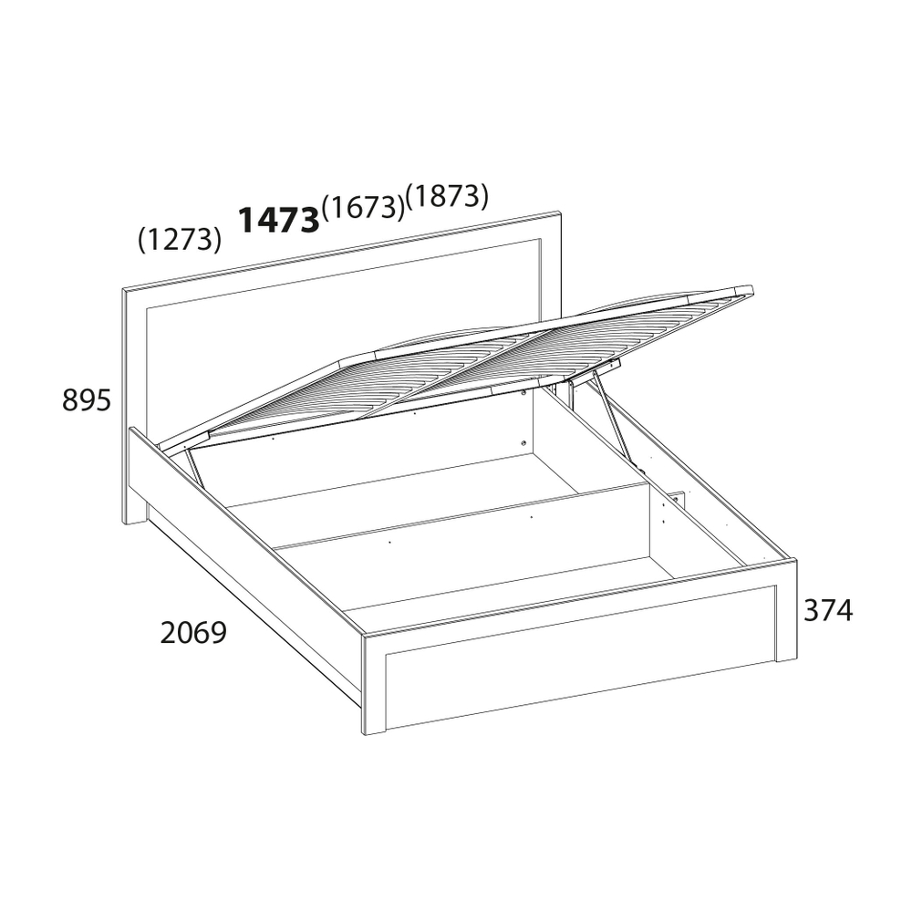 Кровать с подъемником
