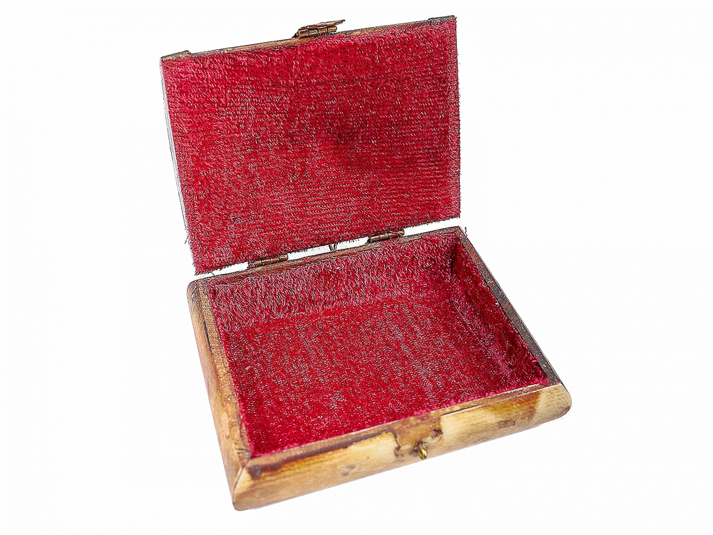 Шкатулка с инкрустацией кость латунь 11x8,5x5 см 461670
