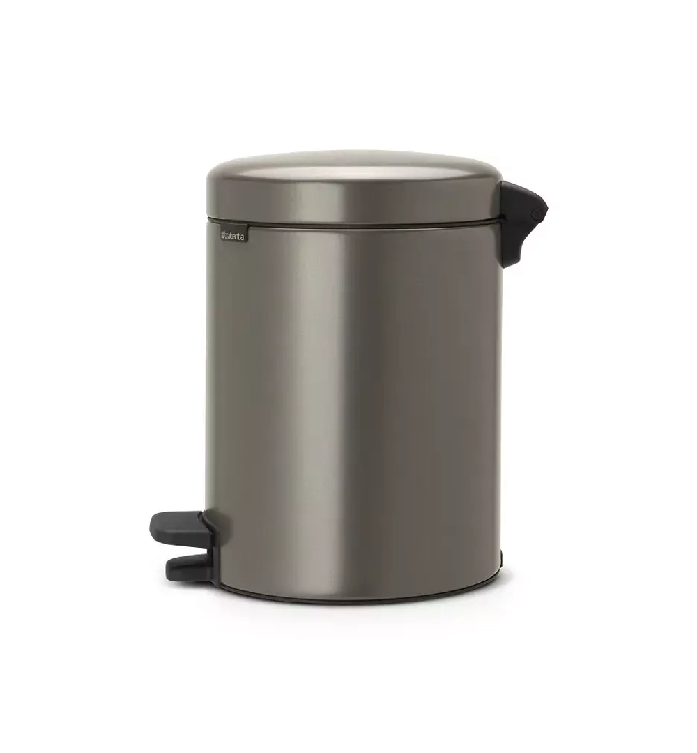 Brabantia - Платиновый мусорный контейнер NewIcon 5л. / артикул   112683  / GTIN 8710755112683