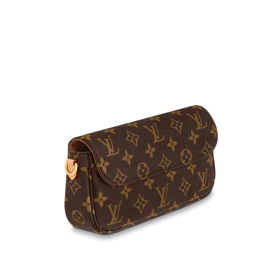Кошелек на цепочке Louis Vuitton Ivy коричневый
