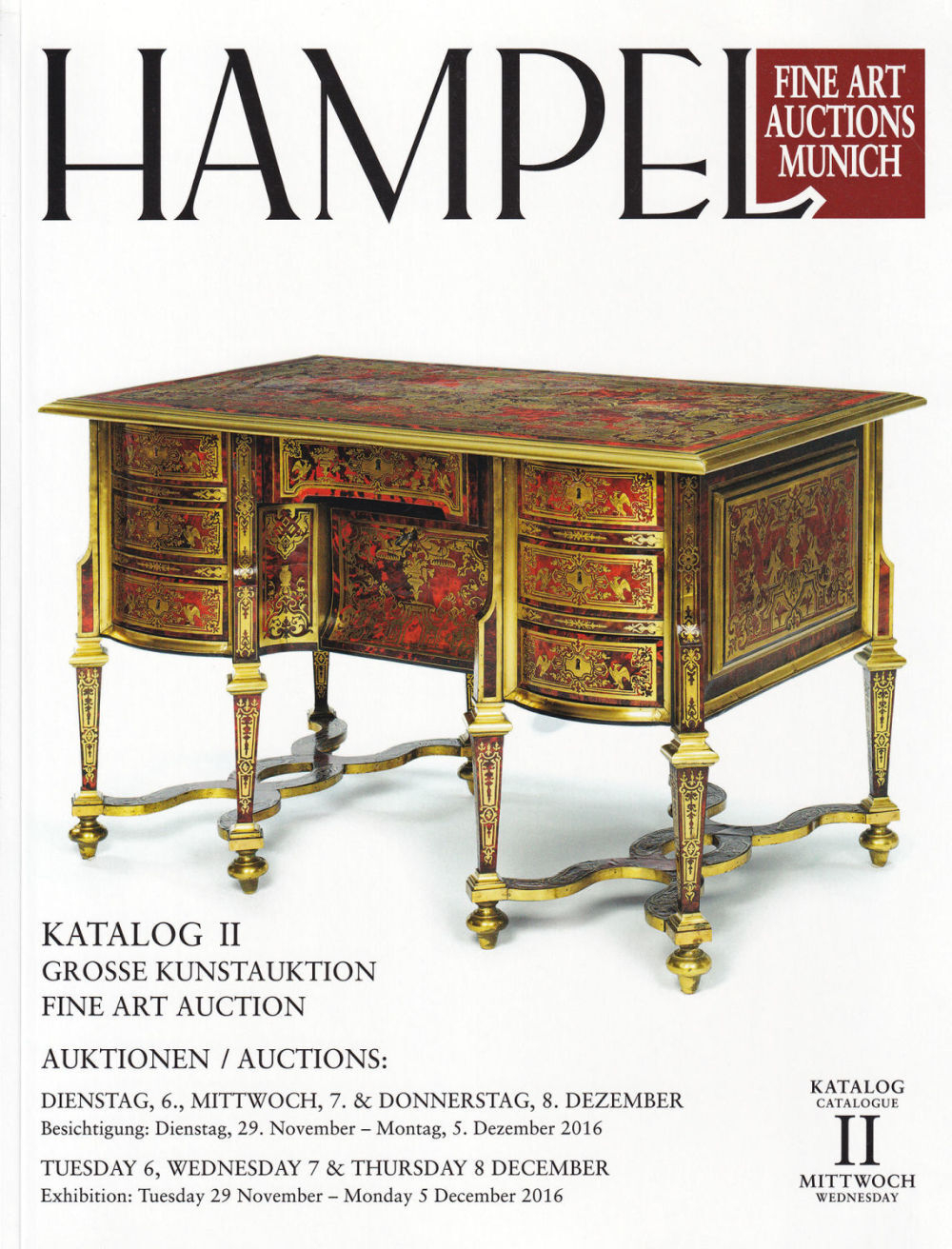 Каталог аукциона Hampel, Мюнхен, Большой аукцион изобразительного искусства, часть II от 6 ноября 2016 года
