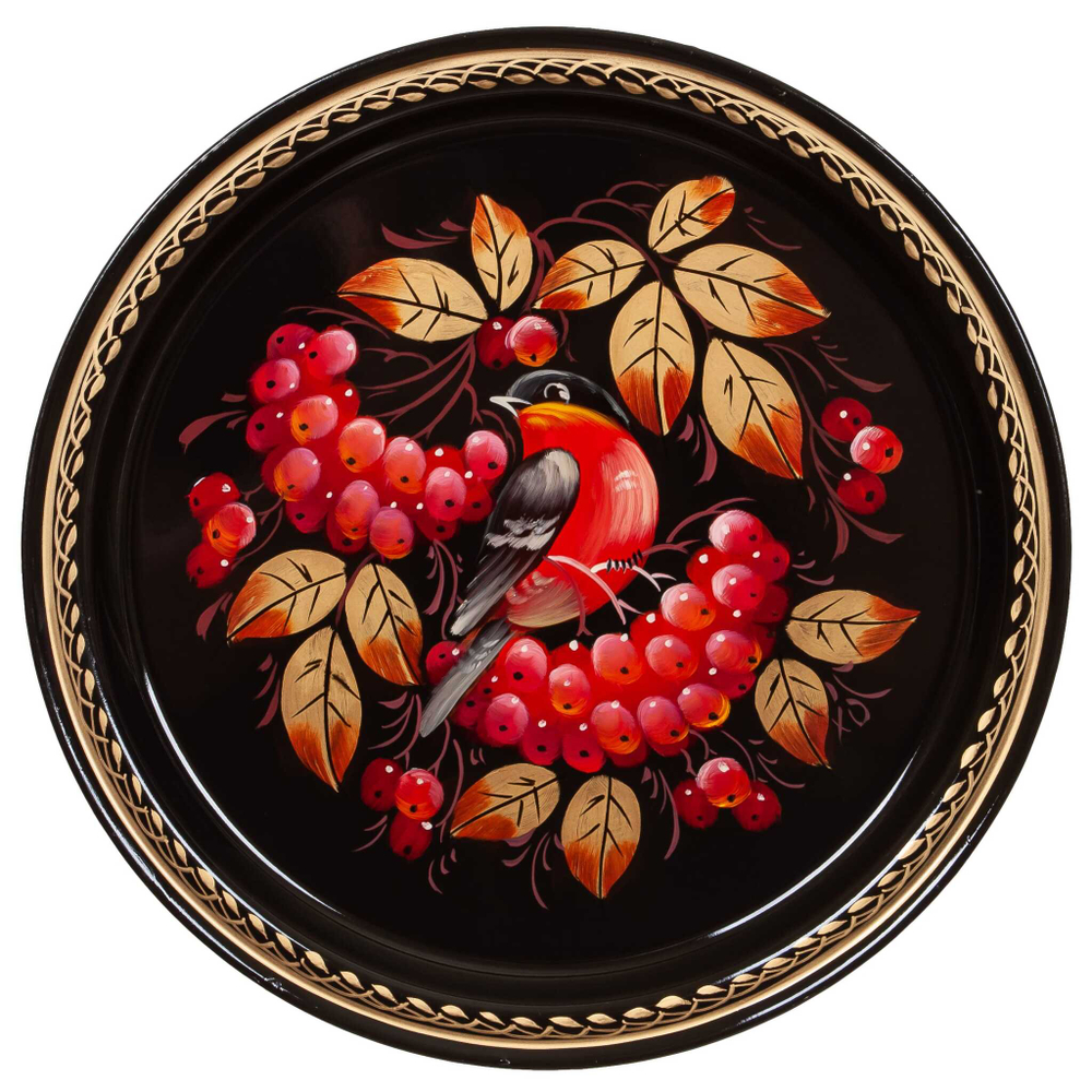 Zhostovo metal tray A5D18092023065