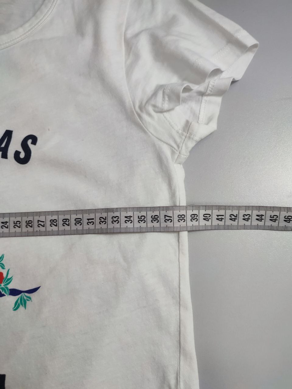 Футболка Colin's  с принтом 42 размер