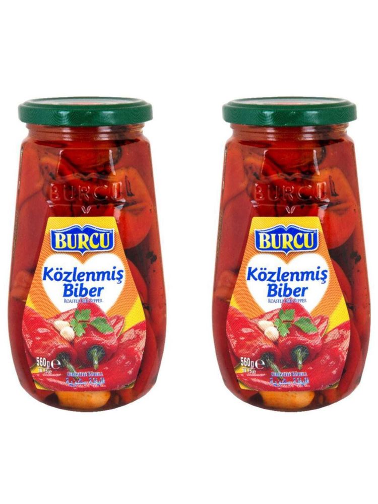 BURCU Перцы печеные на гриле 560 г , 2 шт