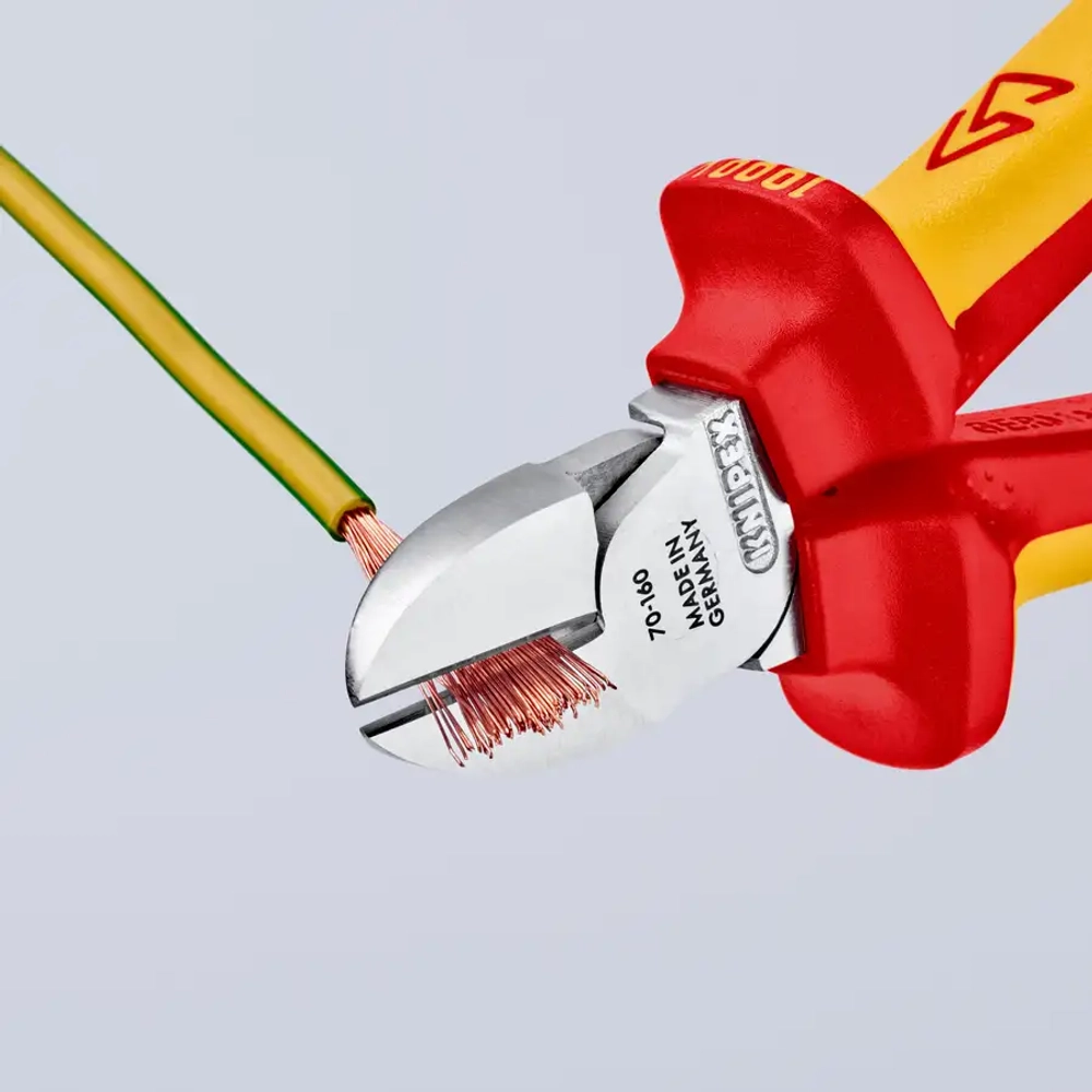 Кусачки боковые хромированные 160 мм Knipex 70 06 160 SB