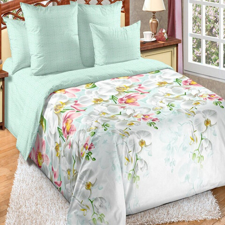 Комплект постельного белья "ВЛ. НИКОЛЬ", перкаль, 100% хлопок.