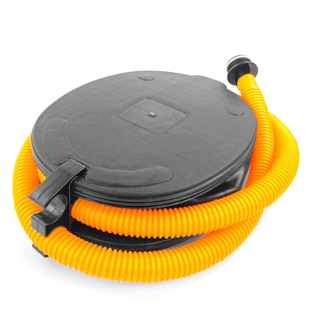 Насос ножной ПВХ Премьер 5л, желтый шланг