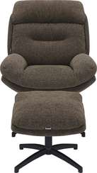 Кресло мягкое Everprof Kiwi Ткань Темно-коричневый