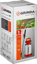 GRINDA TS-3, 3 л, широкая горловина, устойчивое днище, переносной опрыскиватель (8-425113)