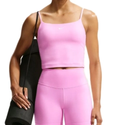 Топ теннисный Nike One Medium Support Padded Adjustable Sports - pink rise
