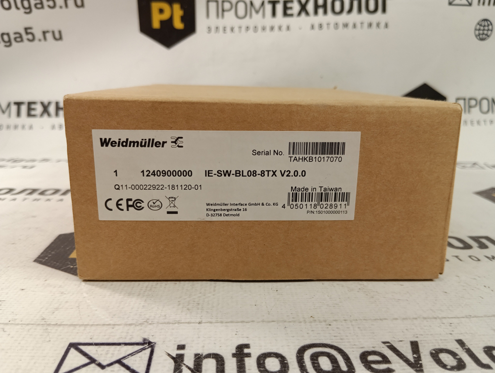 Weidmuller IE-SW-BL08-8TX новое