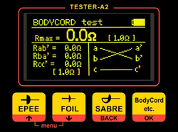 Тестер для фехтовального инвентаря Favero TESTER-A2