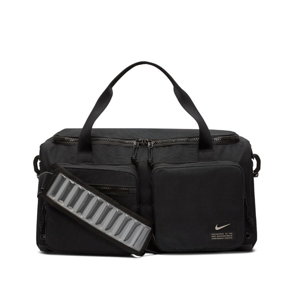 Сумка спортивная Nike Utility S Power Duffel Bag - black/black/engima stone