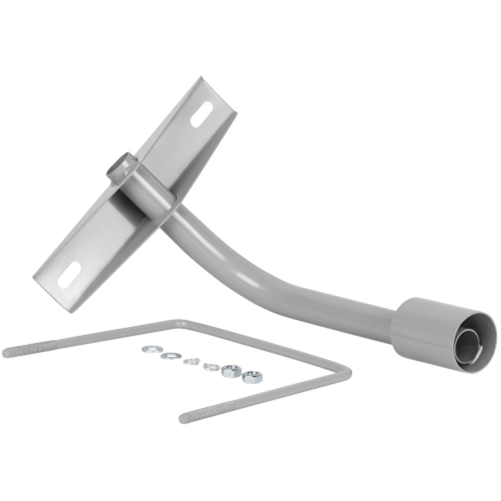 Кронштейн на опору ЭРА SPP-AC3-0-350-060 с 1 хомутом 350mm d60mm | Кронштейны к консольным светильникам