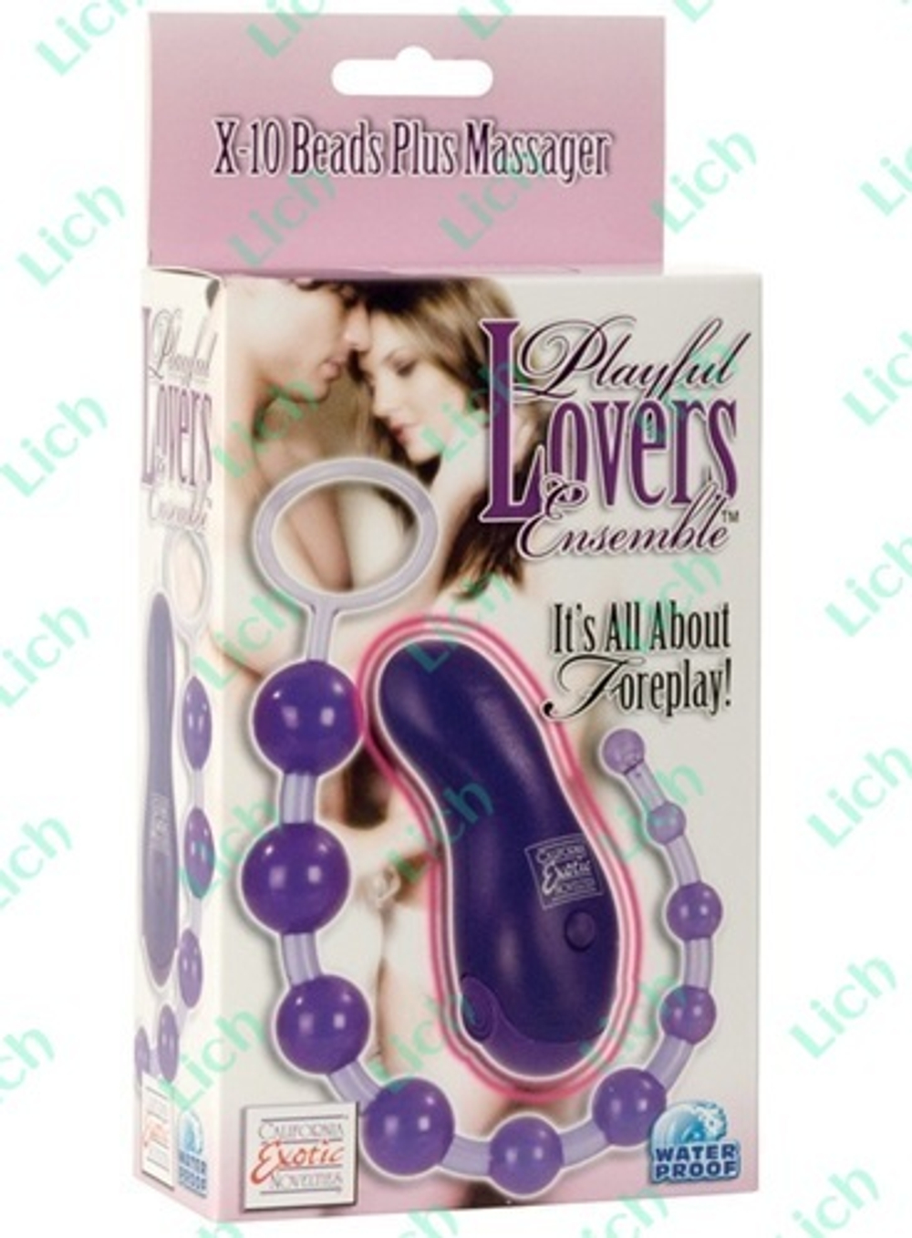 Набор : анальная цепочка и вибростимулятор