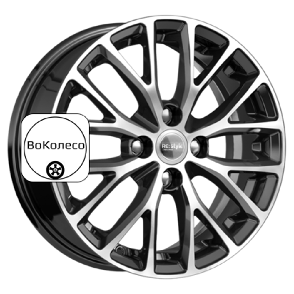 6x15/4x100 ET48 D54,1 КС782 Алмаз черный iFree Original