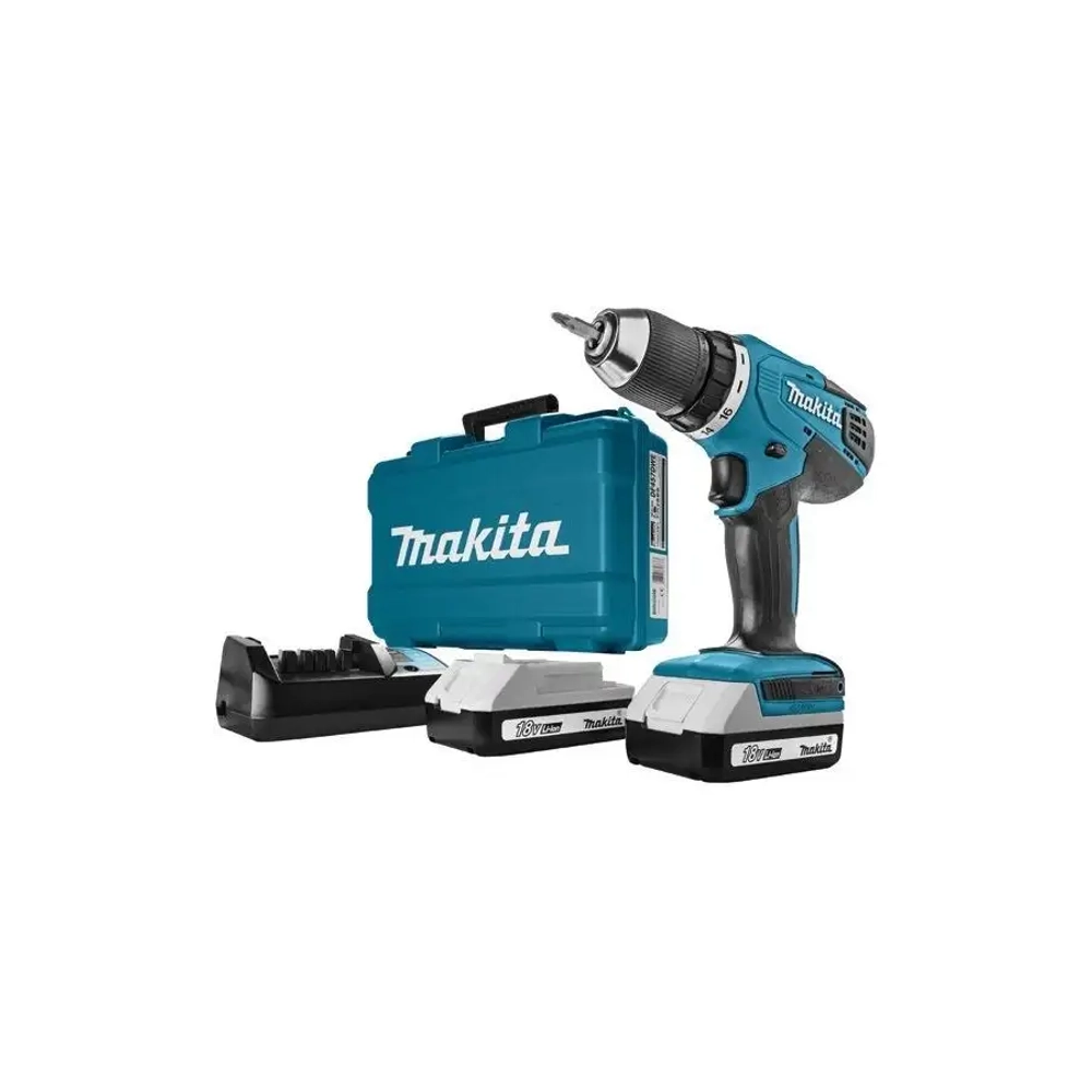 Аккумуляторная дрель-шуруповерт Makita DF457DWE