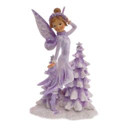 GAEM Фигурка декоративная "Фея с ёлочкой", L11 W6,5 H17 см