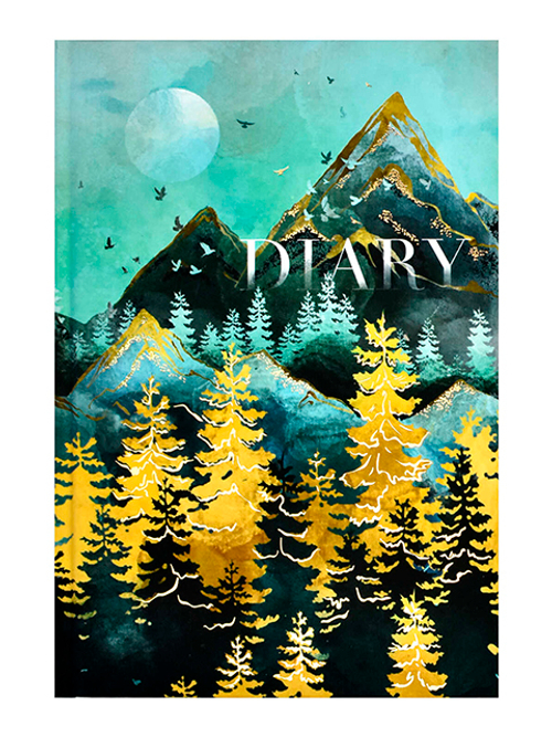 Ежедневник недатированный DIARY арт. 61459 В ГОРАХ / А5, 80 л.,