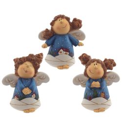 GAEM Фигурка декоративная "Ангелочек", L5,5 W3,5 H7 см, 3в.