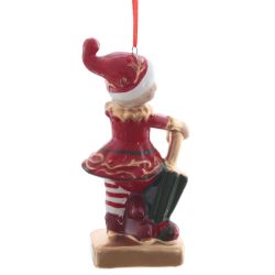 GAEM Изделие декоративное подвесное "Мальчик/Девочка", L8 W5 H13 см, 2в.